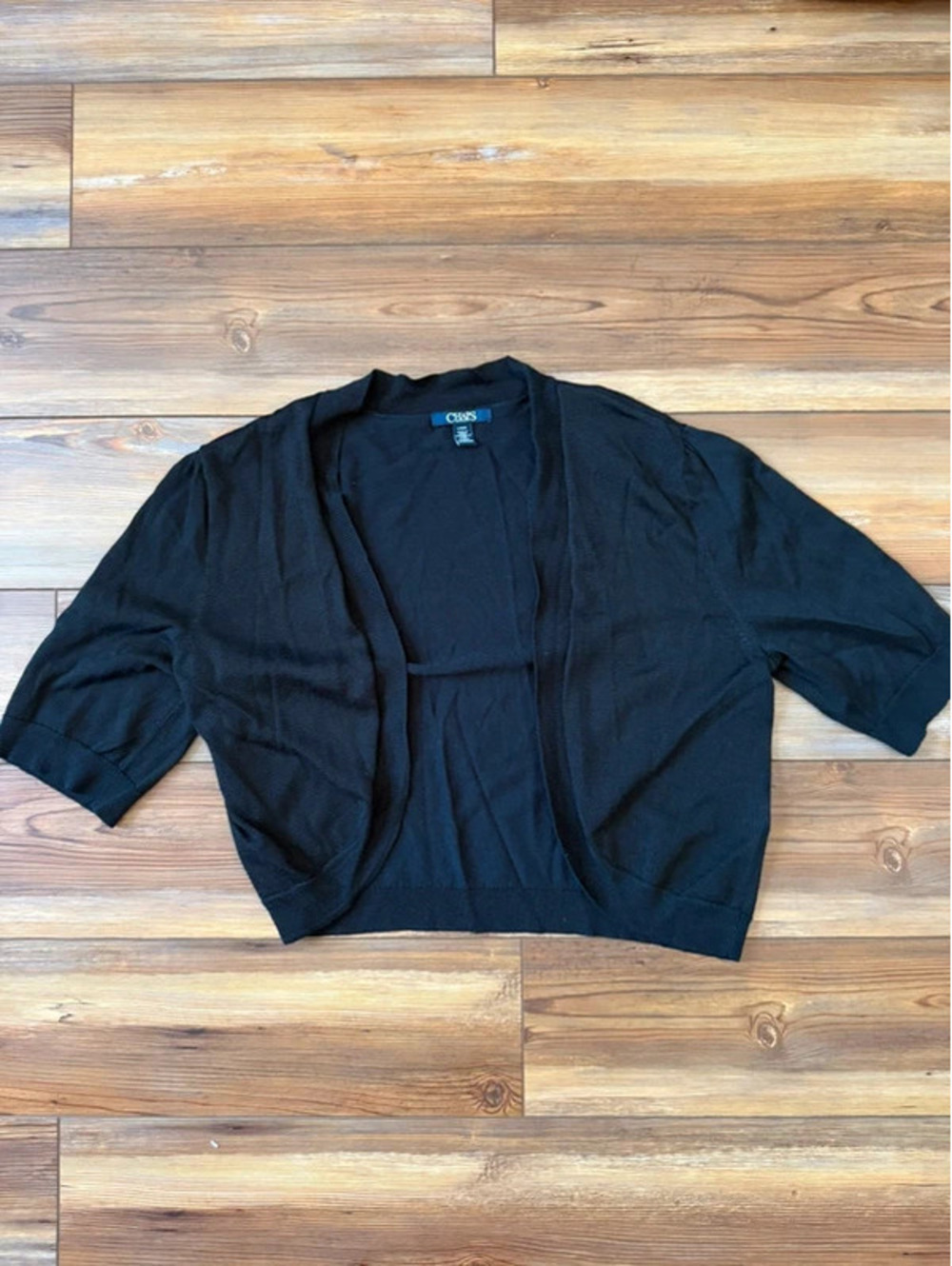 Chaps short sleeve cardigan